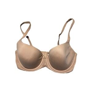 Victoria's Secret Body By Victoria Lined Demi Bra 32DD Nude Underwire T-Shirt